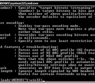 Nero Digital Audio MPEG-4 & 3GPP Codec 1.0.7.0