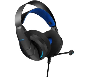 Energy Sistem Gaming headset ESG Metal Core (Gamer Helme Gaming LED-verlichting, Boom Mic, verstelbare hoofdband, kabel 220 cm) - blauw