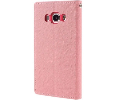 Mercury Fancy Diary WalletCase voor Samsung Galaxy J1 - Roze Roze