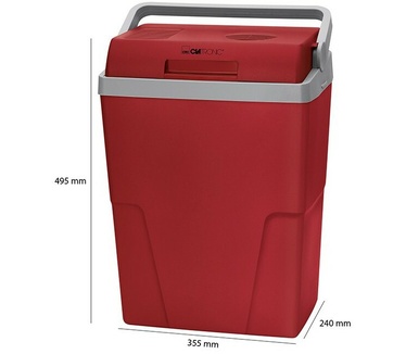 Clatronic KB 3713 koelbox Grijs, Rood 25 l Electrisch