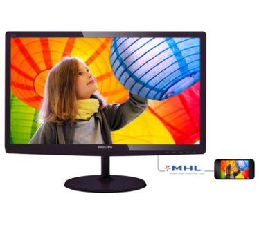 Philips E-line 247E6LDAD/00 Rood, Zwart