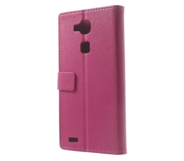 Kees Lederlook Portemonnee Hoesje Ascend Mate 7 - Roze