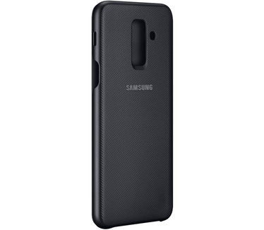 Samsung Galaxy A6+ Wallet Cover (Galaxy A6+) Zwart