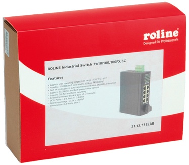 Roline Industrie Switch 7x RJ-45, 1x SC, unmanaged