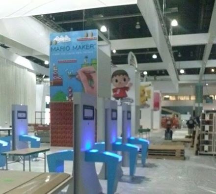 Mario Maker Nintendo E3-stand
