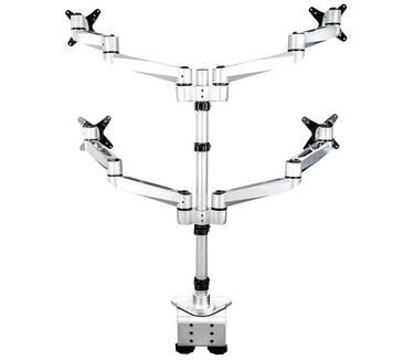 Startech.com Monitor arm voor 4 schermen volledig beweegbaar premium