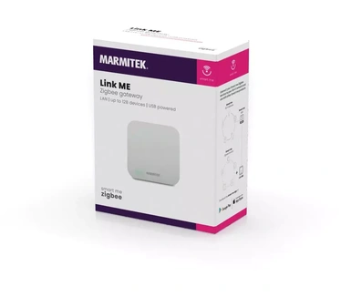 Marmitek Link ME-Hub 3.0-LAN Bridge sensoren (sensors) en toetsen (buttons) Zigbee gateway, wit