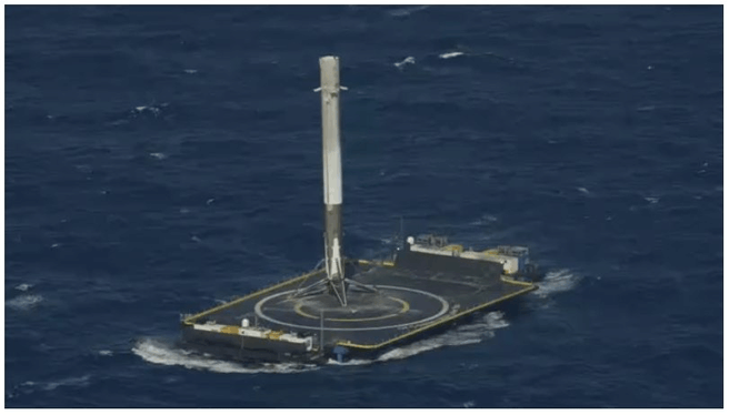 landing falcon 9