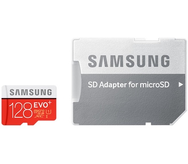 Samsung EVO Plus 128GB microSDXC Card + SD-adapter