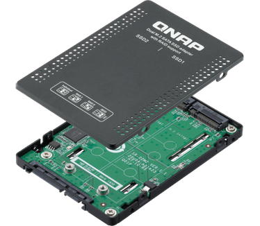 QNAP 2.5 IN SATA to dualM.2 2280SATA