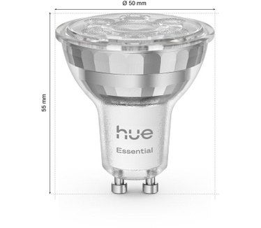 Philips Hue Essential Smart lamp GU10 | White & Color Ambiance | Zigbee | 3 stuks