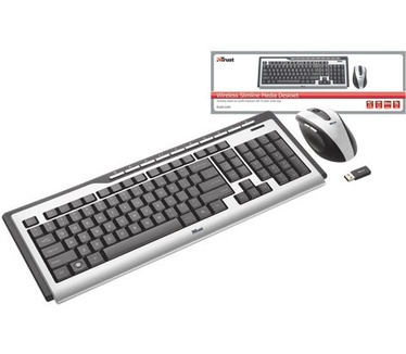 Trust Wireless Slimline Media Deskset