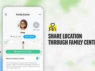 Snapchat locatie delen Family Center