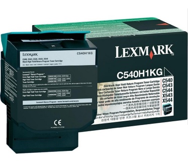 Lexmark C54x, X54x 2,5K zwarte retourprogr. tonercartr.