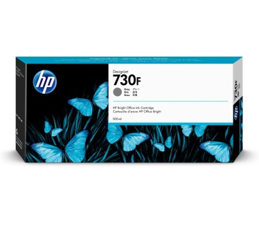 HP 730F grijze DesignJet-inktcartridge, 300 ml