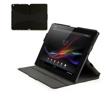 Muvit Sony MFX Xperia Tablet Z iFlip n Stand Case (black)