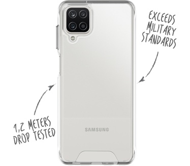 Accezz Xtreme Impact Backcover Samsung Galaxy A12 (Galaxy A12) Transparant