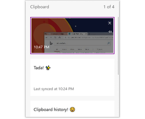 Windows 10 Redstone 5 klembord
