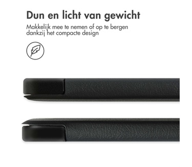 Accezz Trifold Bookcase iPad Air 13 inch (2024) M2 - Zwart