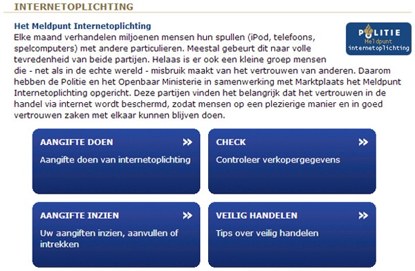 Meldpunt Internetoplichting