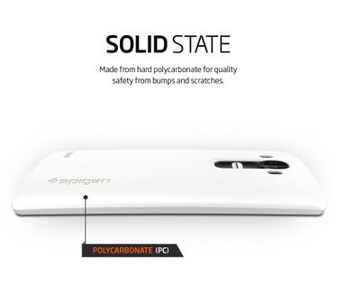 Spigen Thin Fit LG G4 Case - SGP11514 - Shimmery White