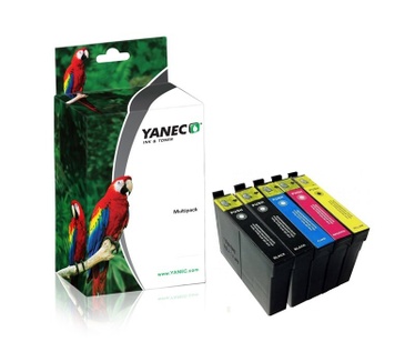 Yanec Yanec T1306 Zwart en Kleur 5-pack (Epson)
