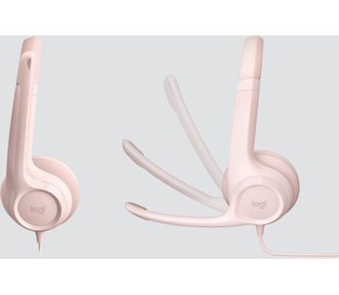 Logitech USB Headset H390 Roze (Roze)