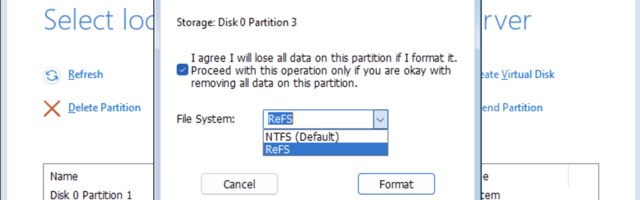 Image for the article: Bestandssysteem ReFS werkt ook op opstartschijven in testversie Windows Server