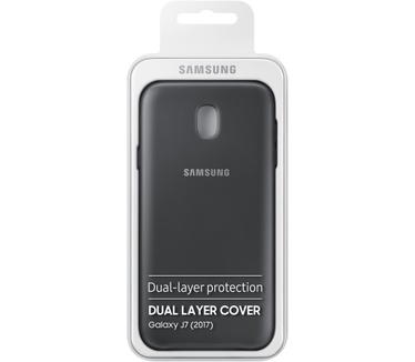 Samsung Galaxy J7 (2017) Dual Layer Cover (Galaxy J7) Zwart