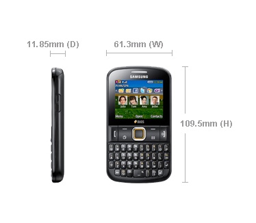 Samsung Ch@t 222 (E2222) Zwart