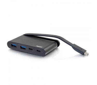 CablesToGo USB-C hub met USB-A, USB-C en voeding