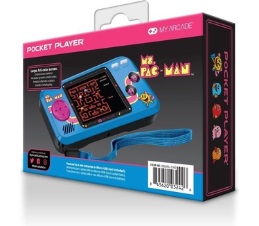 My Arcade Pocket Player Ms. Pac-Man Blauw