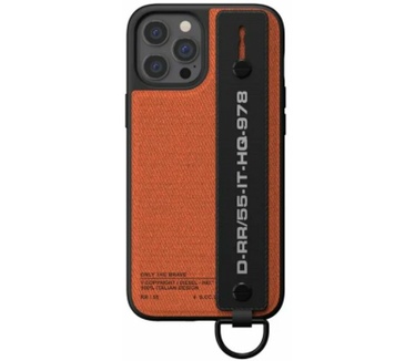 Diesel Utility Twill Back Case iPhone 12/12 Pro (6.1") - Oranje Oranje