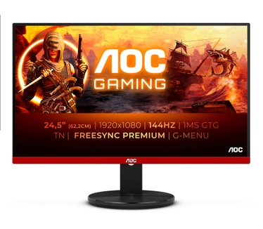 AOC G2590FX Rood, Zwart