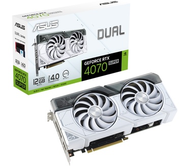 ASUS Dual GeForce RTX 4070 SUPER White Edition 12GB GDDR6X