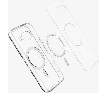 Spigen Google Pixel 9a Ultra Hybrid Magfit Back Cover Transparant