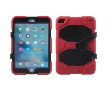 Kids-proof Heavy Duty tablet hoes Apple iPad Mini 4 - Red