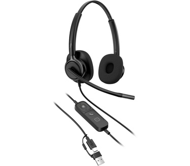 Poly Mission 425 Stereo USB Wired Headset Classic