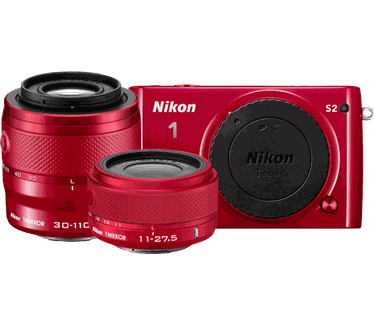 Nikon 1 S2 + 1 Nikkor 11-27.5mm f/3.5-5.6 + 1 Nikkor 30-110 f/3.8-5.6 Wit Rood