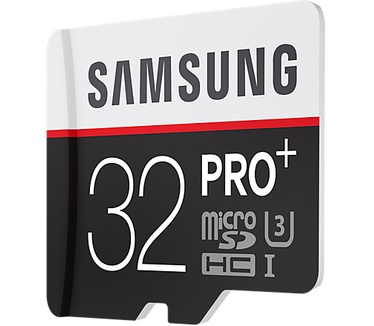 Samsung Pro+ microSDHC + SD-adapter 32GB