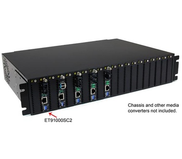 Startech.com Gigabit Ethernet Multi-Mode Glasvezel Converter SC 550m 1000 Mbit/s