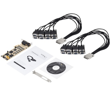 Startech.com 16-poorts low-profile seriële kaart - RS232 - PCI Express