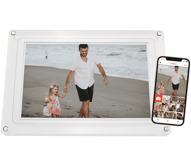 Braun Phototechnik DigiFrame 1020 Digitale fotolijst 25.7 cm 10.1 inch Energielabel: C (A - G) 1280 x 800 Pixel 16 GB Wit