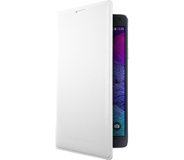 Samsung Flip Wallet Galaxy Note 4 Classic Edition Wit (Galaxy Note 4) Zwart