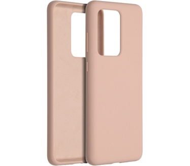 Accezz Liquid Silicone Backcover Samsung Galaxy S20 Ultra - Roze