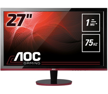 AOC G2778VQ Rood, Zwart