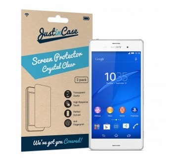 Just in Case Screen Protector Sony Xperia Z3 Compact - 3 stuks - Crystal Clear