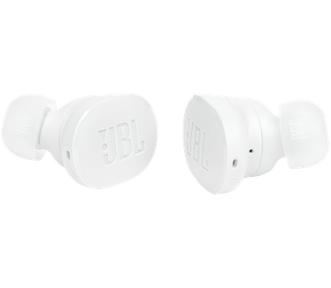 JBL Tune Buds oordopjes in wit - Draadloze Bluetooth-oordopjes, waterbestendig, ruisonderdrukking en een batterijduur tot 48 uur