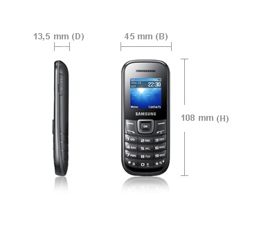 Samsung E1200 Zwart
