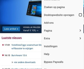Firefox voor Android tot  juli 2020
